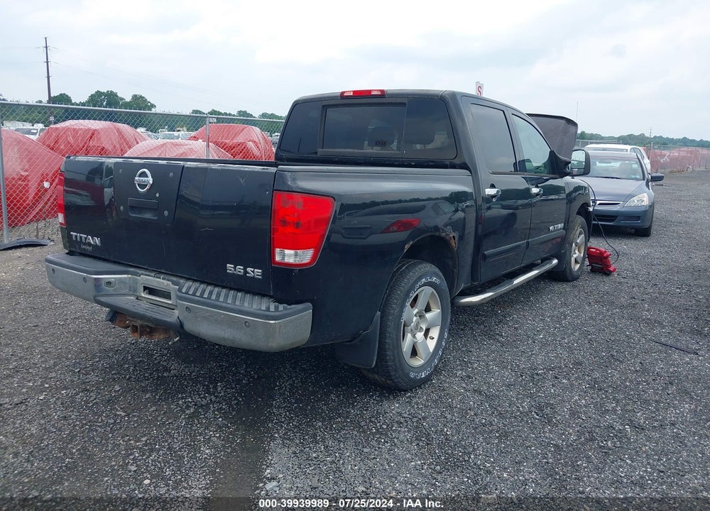 2006 NISSAN TITAN SE VIN: 1N6AA07B56N574661