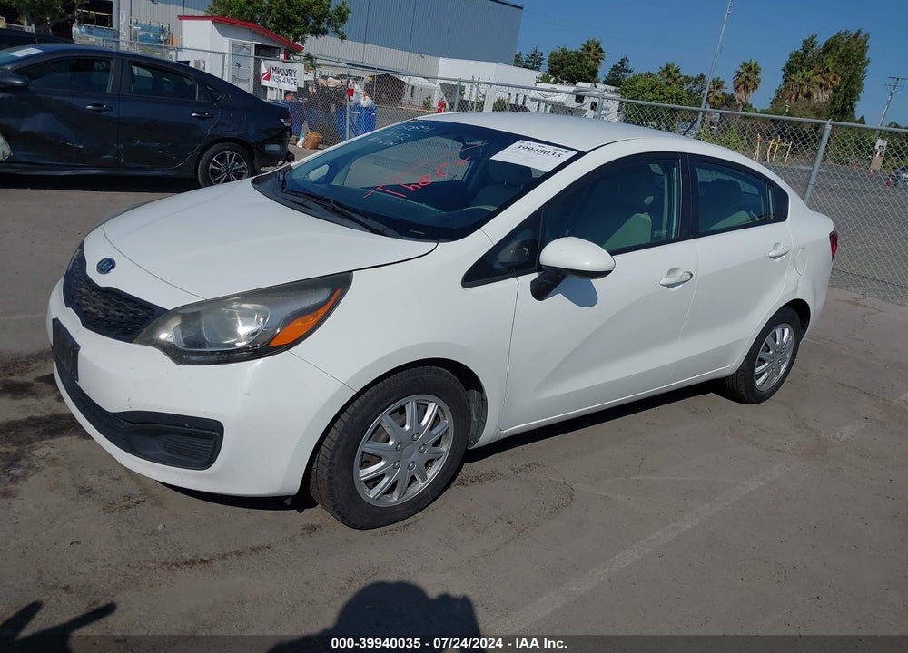 2013 KIA RIO LX VIN: KNADM4A38D6098572