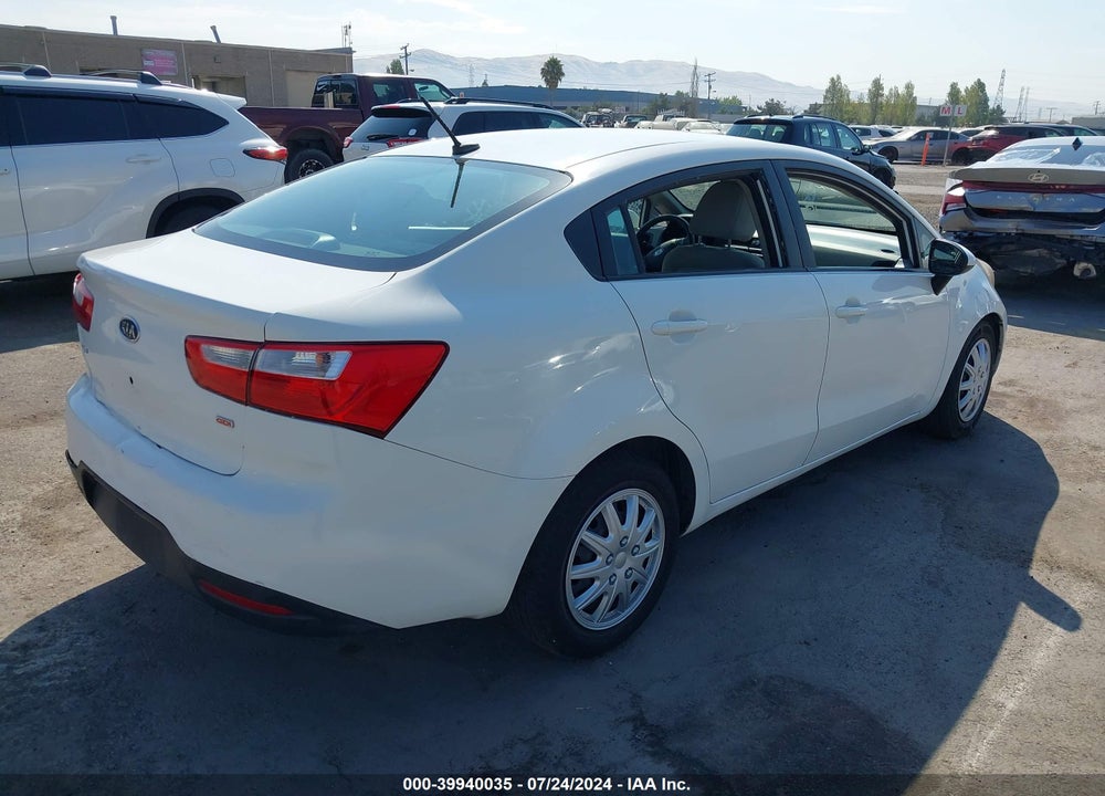 2013 KIA RIO LX VIN: KNADM4A38D6098572