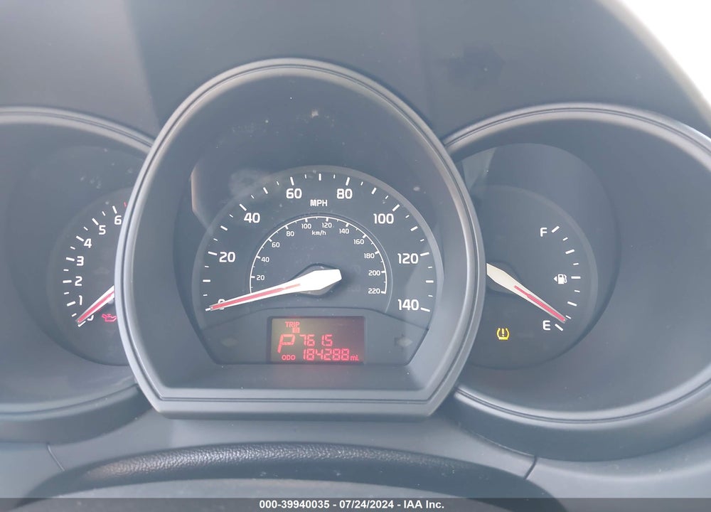 2013 KIA RIO LX VIN: KNADM4A38D6098572