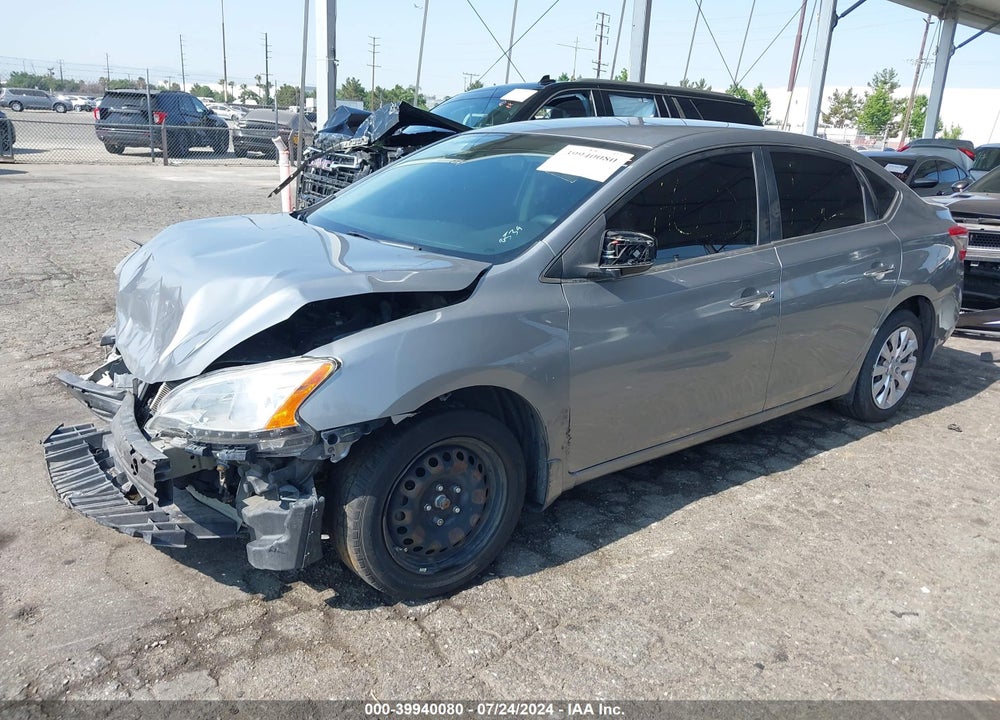 2014 NISSAN SENTRA FE+ S VIN: 3N1AB7AP2EY310539