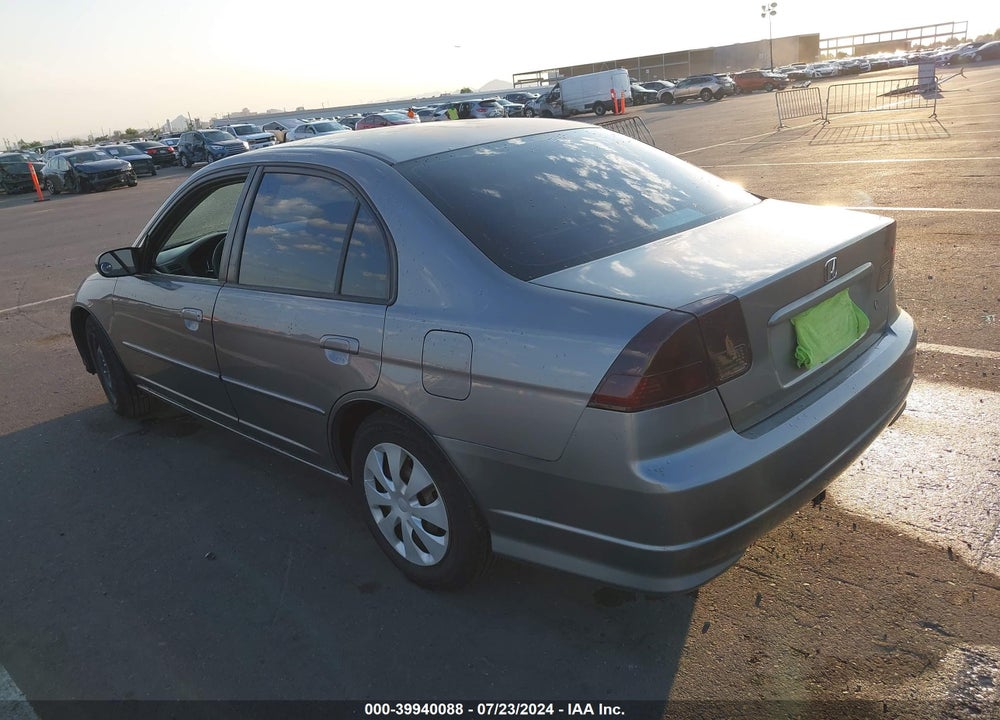 2005 HONDA CIVIC LX VIN: 2HGES15545H589875