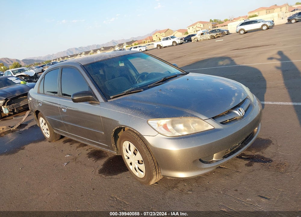 2005 HONDA CIVIC LX VIN: 2HGES15545H589875