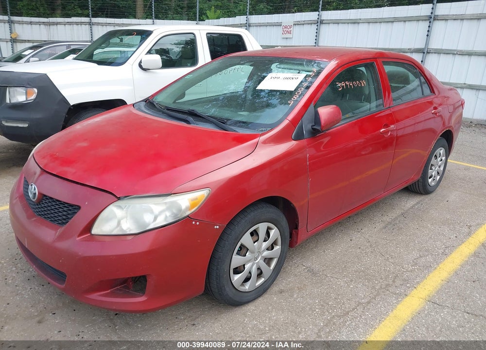2010 TOYOTA COROLLA LE VIN: 2T1BU4EE0AC525642