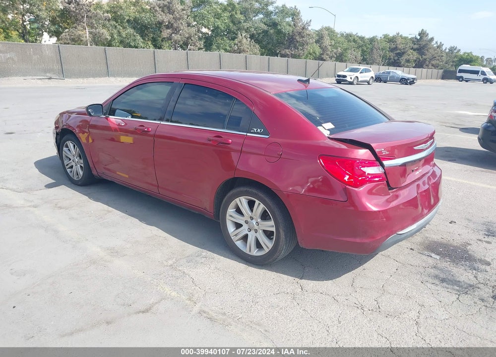 2013 CHRYSLER 200 TOURING VIN: 1C3CCBBB7DN723033