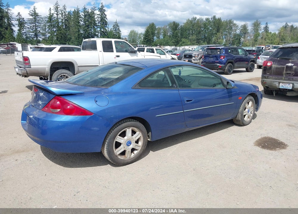 2002 MERCURY COUGAR V6 VIN: 1ZWFT61LX25609625
