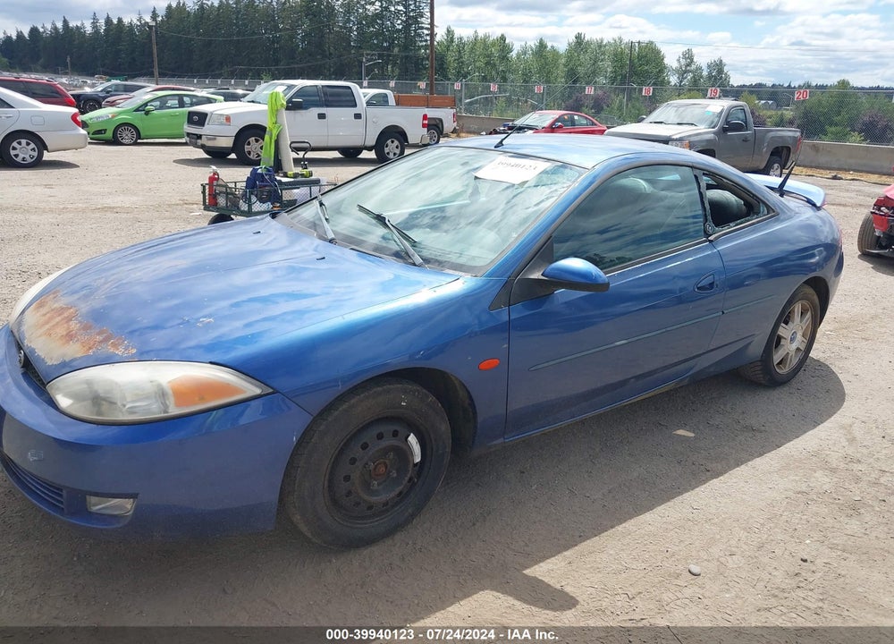 2002 MERCURY COUGAR V6 VIN: 1ZWFT61LX25609625