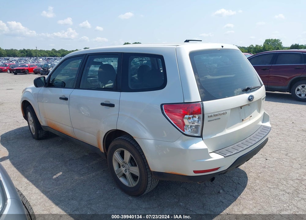 2011 SUBARU FORESTER 2.5X VIN: JF2SHAAC3BH707910