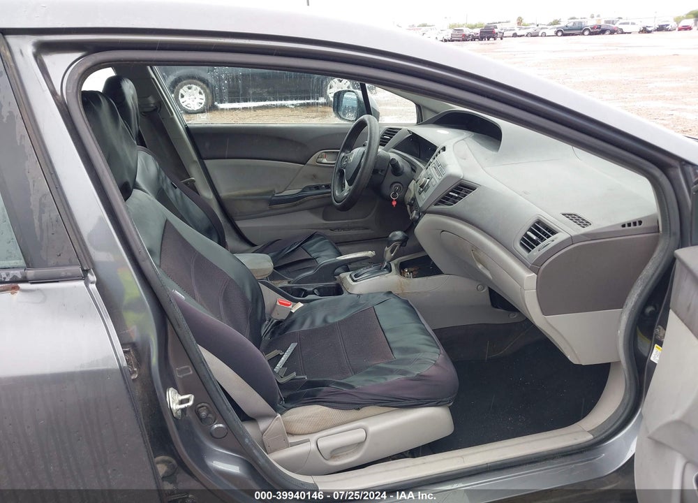 2012 HONDA CIVIC LX VIN: 19XFB2F54CE074620