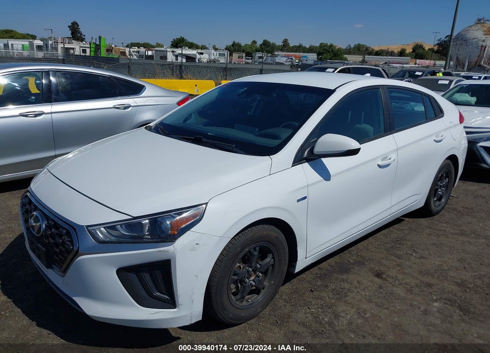2020 HYUNDAI IONIQ HYBRID BLUE VIN: KMHC65LCXLU213691