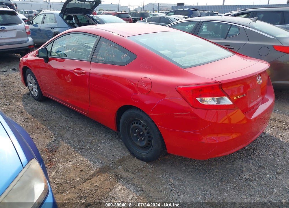 2012 HONDA CIVIC LX VIN: 2HGFG3B53CH560225