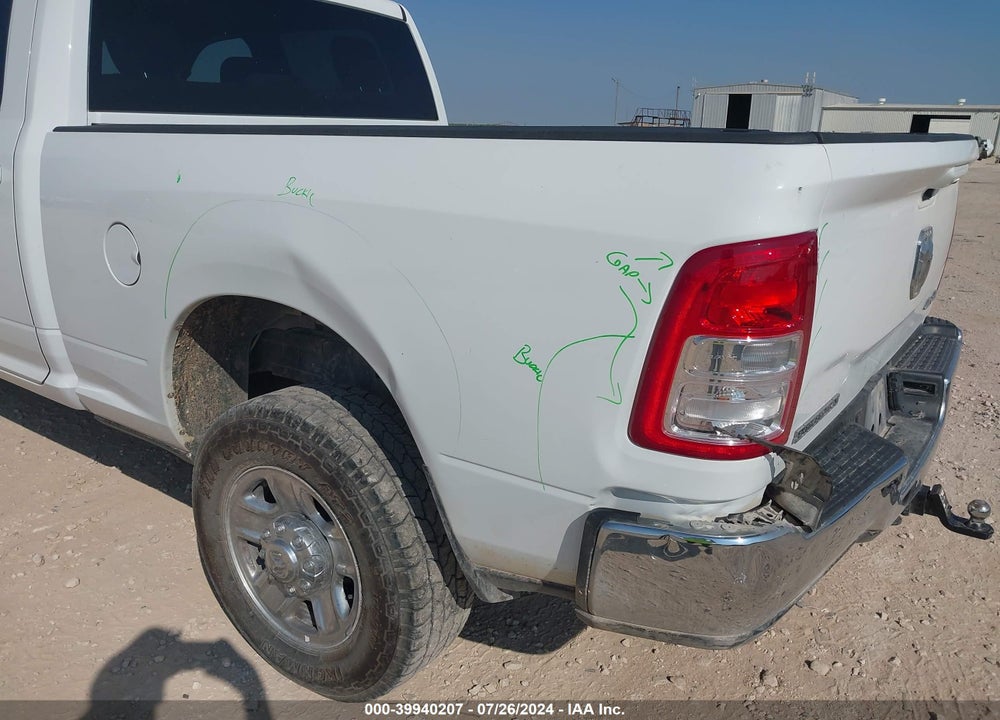 2021 RAM 2500 BIG HORN 4X4 6'4 BOX VIN: 3C6UR5DL4MG674539