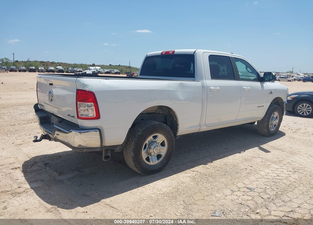 2021 RAM 2500 BIG HORN 4X4 6'4 BOX VIN: 3C6UR5DL4MG674539
