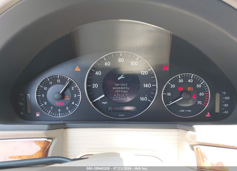 2003 MERCEDES-BENZ E 500 VIN: WDBUF70J23A365441