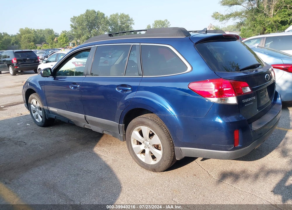 2011 SUBARU OUTBACK 2.5I LIMITED VIN: 4S4BRBKC6B3315397