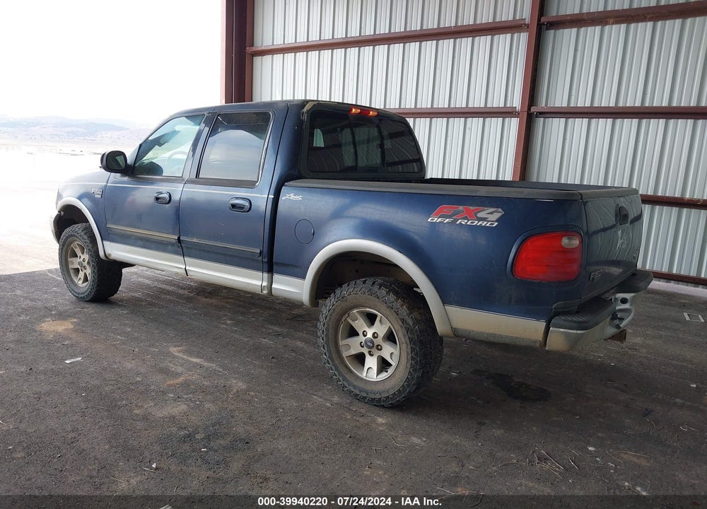 2002 FORD F-150 LARIAT/XLT VIN: 1FTRW08L62KD07832