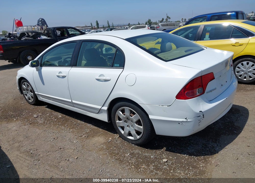 2006 HONDA CIVIC LX VIN: 2HGFA16576H506799