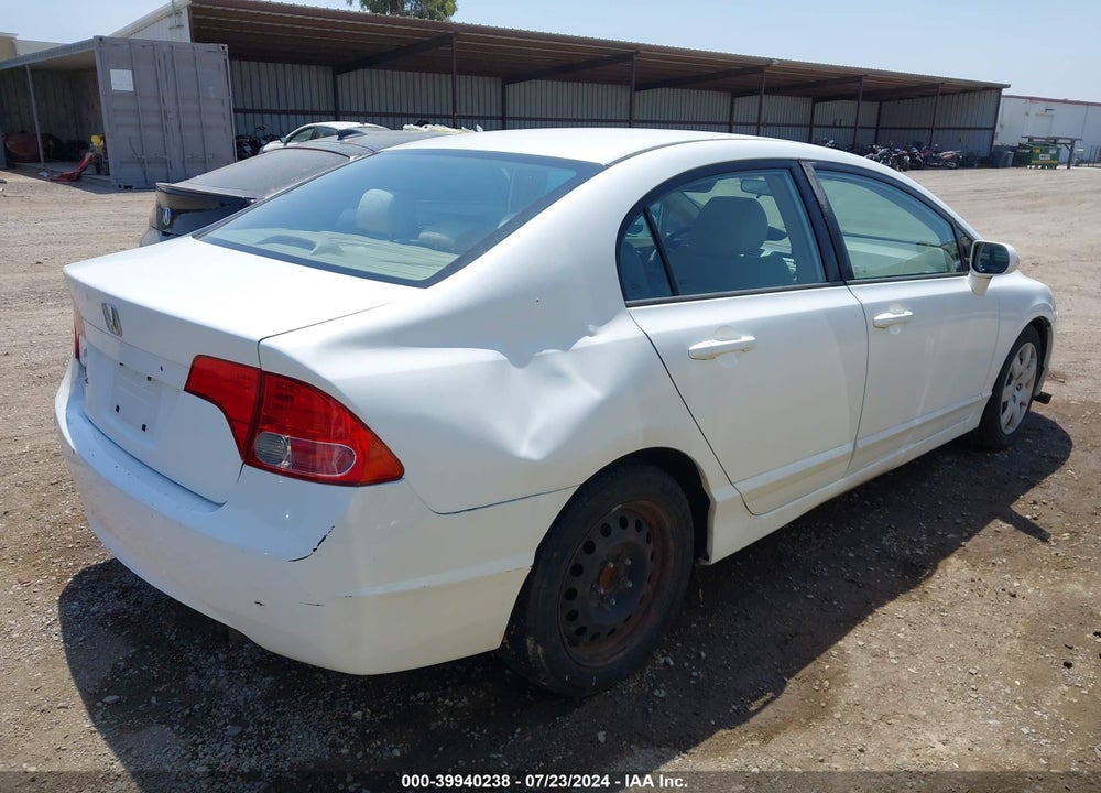 2006 HONDA CIVIC LX VIN: 2HGFA16576H506799