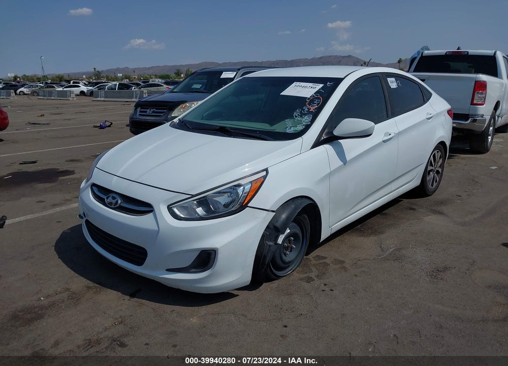 2017 HYUNDAI ACCENT VALUE EDITION VIN: KMHCT4AE1HU253916
