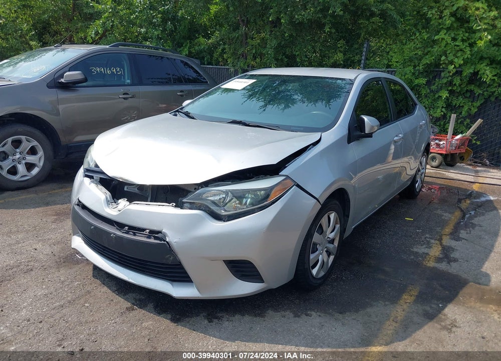 2014 TOYOTA COROLLA LE VIN: 5YFBURHE4EP071684