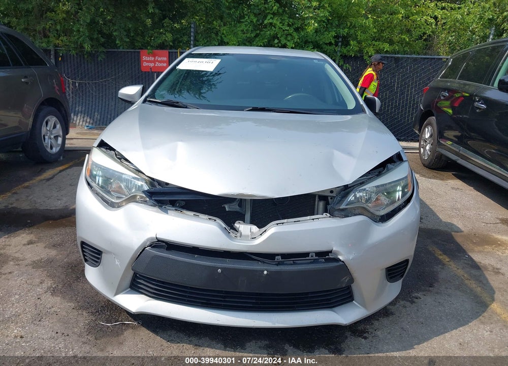 2014 TOYOTA COROLLA LE VIN: 5YFBURHE4EP071684