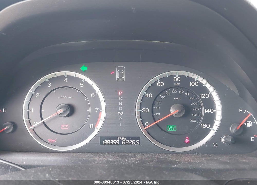 2012 HONDA ACCORD 2.4 EX VIN: 1HGCP2F70CA011136