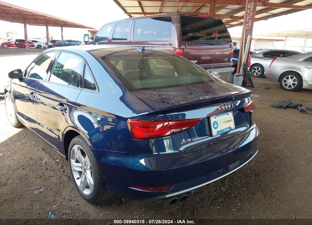 2018 AUDI A3 2.0T PREMIUM/2.0T TECH PREMIUM VIN: WAUAUGFF4J1059543