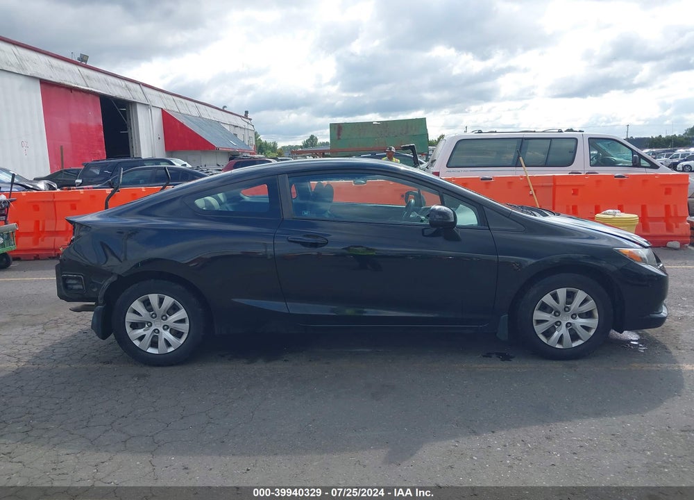 2012 HONDA CIVIC LX VIN: 2HGFG3B5XCH538044