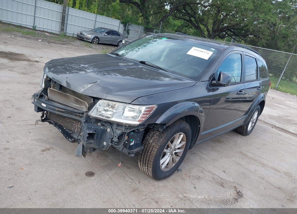 2016 DODGE JOURNEY SXT VIN: 3C4PDCBG1GT152820