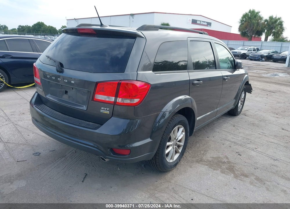 2016 DODGE JOURNEY SXT VIN: 3C4PDCBG1GT152820