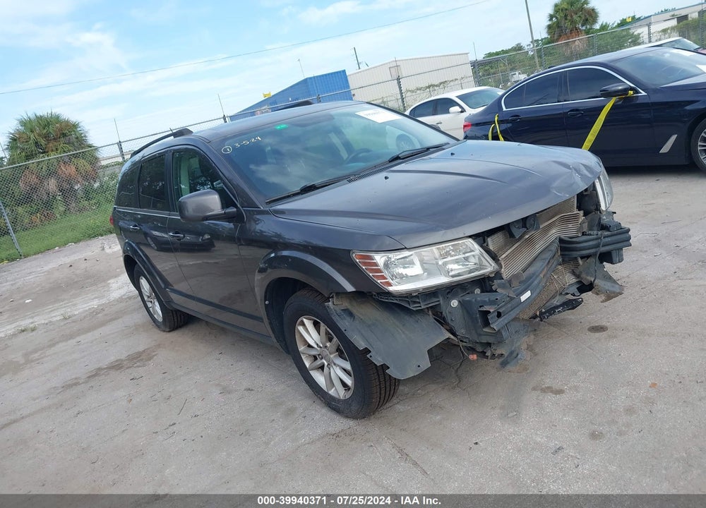 2016 DODGE JOURNEY SXT VIN: 3C4PDCBG1GT152820