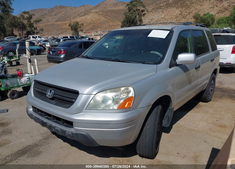2004 HONDA PILOT EX-L VIN: 2HKYF186X4H616460