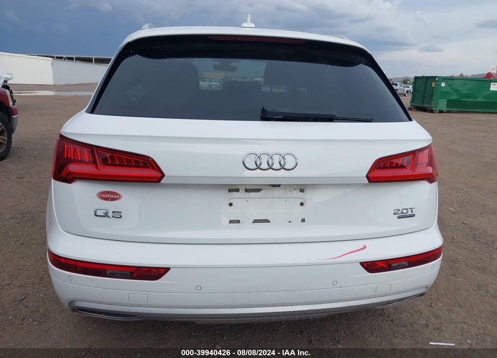 2018 AUDI Q5 2.0T PREMIUM/2.0T TECH PREMIUM VIN: WA1BNAFY9J2180849