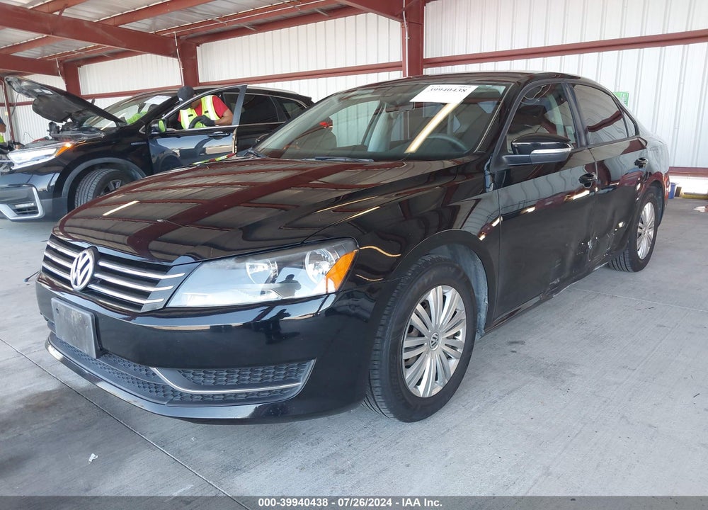 2014 VOLKSWAGEN PASSAT 2.5L S VIN: 1VWAP7A33EC026662