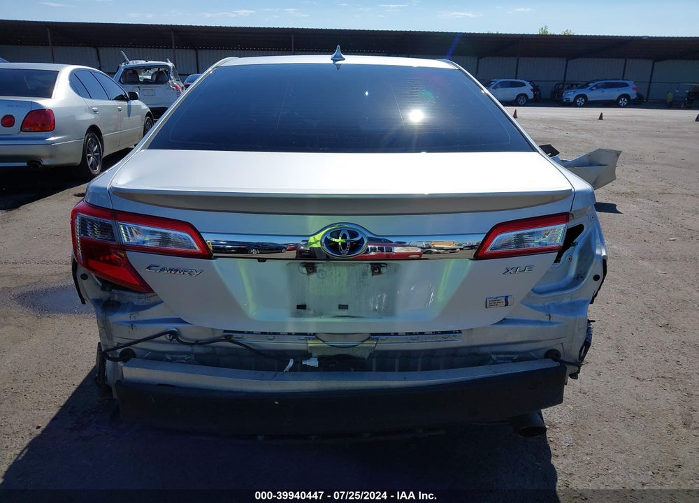 2012 TOYOTA CAMRY HYBRID XLE VIN: 4T1BD1FK4CU050064