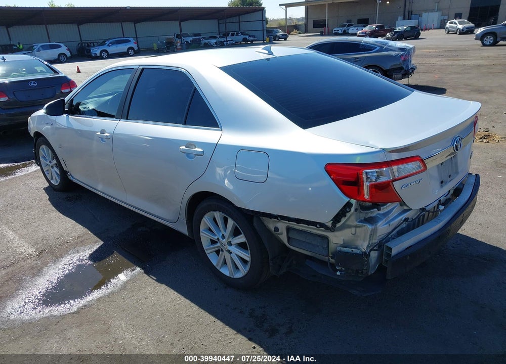 2012 TOYOTA CAMRY HYBRID XLE VIN: 4T1BD1FK4CU050064