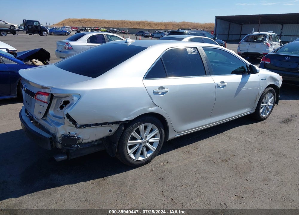 2012 TOYOTA CAMRY HYBRID XLE VIN: 4T1BD1FK4CU050064