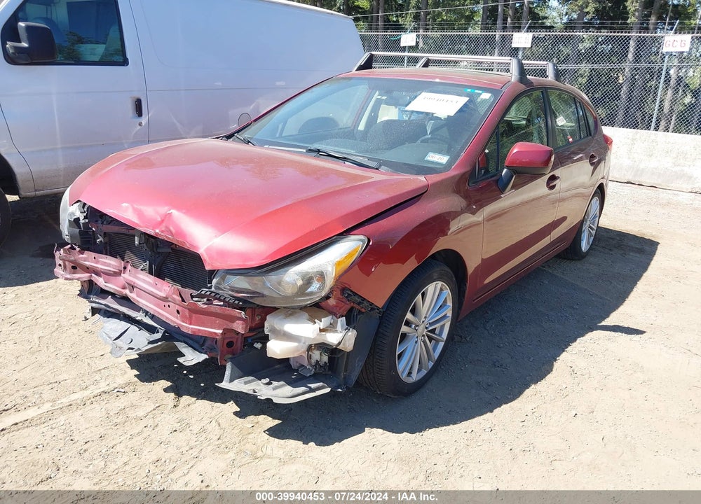 2013 SUBARU IMPREZA 2.0I PREMIUM VIN: JF1GPAD69DH209507