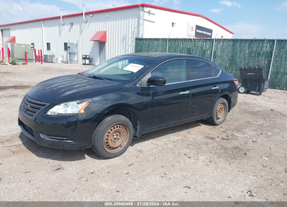 2014 NISSAN SENTRA S VIN: 3N1AB7AP0EY306800