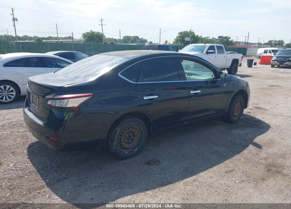 2014 NISSAN SENTRA S VIN: 3N1AB7AP0EY306800
