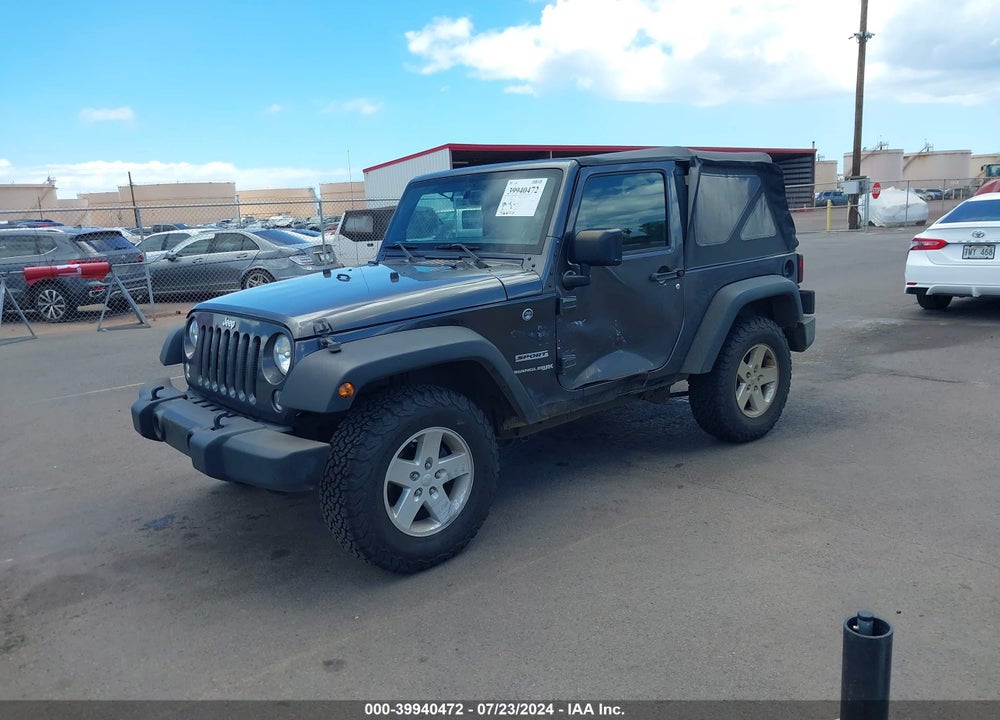 2018 JEEP WRANGLER JK SPORT S 4X4 VIN: 1C4AJWAG5JL809669