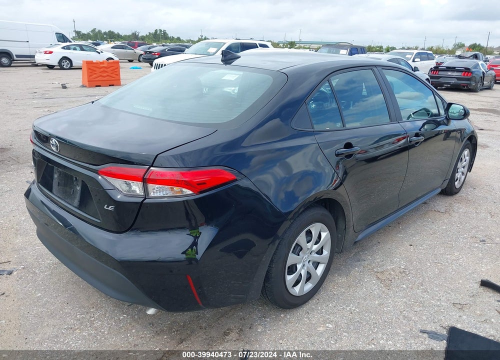 2024 TOYOTA COROLLA LE VIN: 5YFB4MDE8RP105527