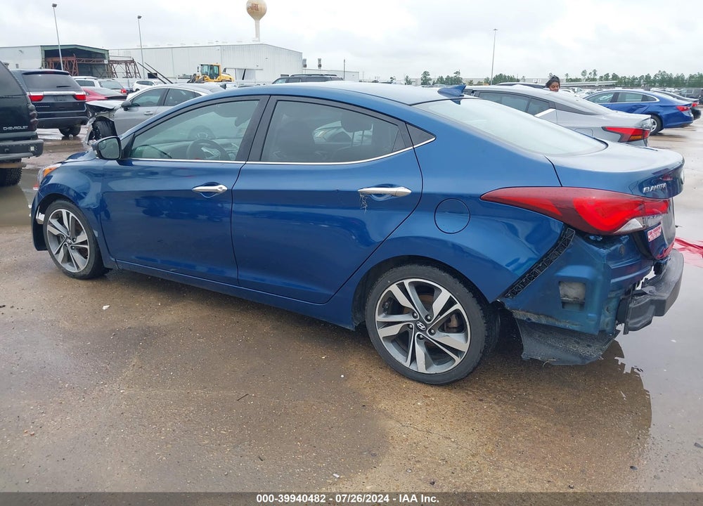 2014 HYUNDAI ELANTRA LIMITED VIN: KMHDH4AEXEU097053
