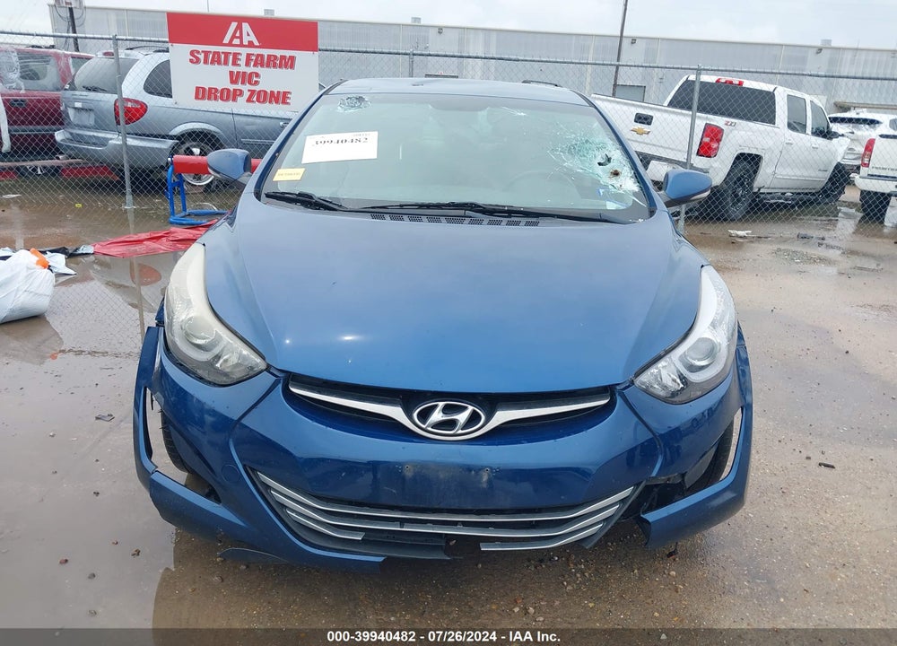 2014 HYUNDAI ELANTRA LIMITED VIN: KMHDH4AEXEU097053