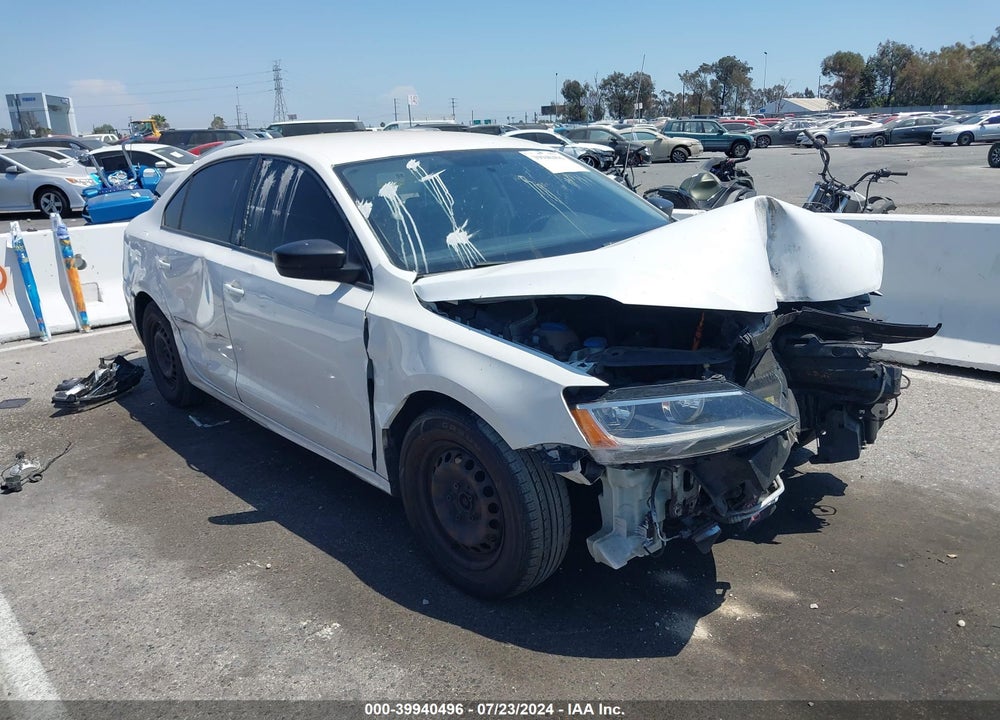 2013 VOLKSWAGEN JETTA 2.0L S VIN: 3VW2K7AJ6DM391089