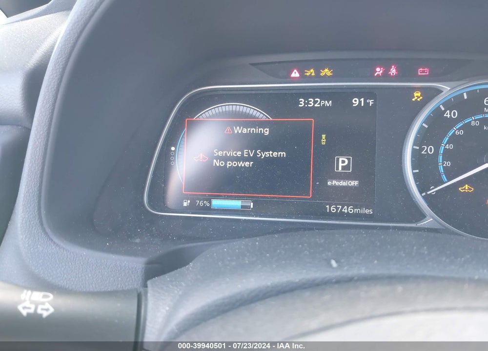 2022 NISSAN LEAF SV 40 KWH VIN: 1N4AZ1CV2NC553560