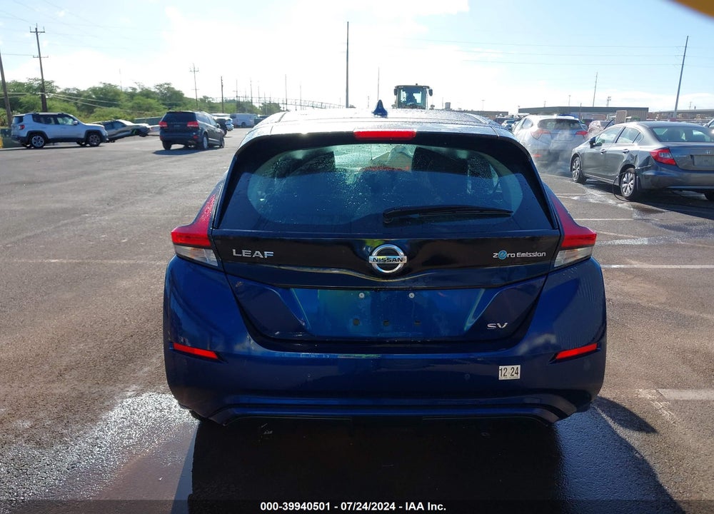 2022 NISSAN LEAF SV 40 KWH VIN: 1N4AZ1CV2NC553560