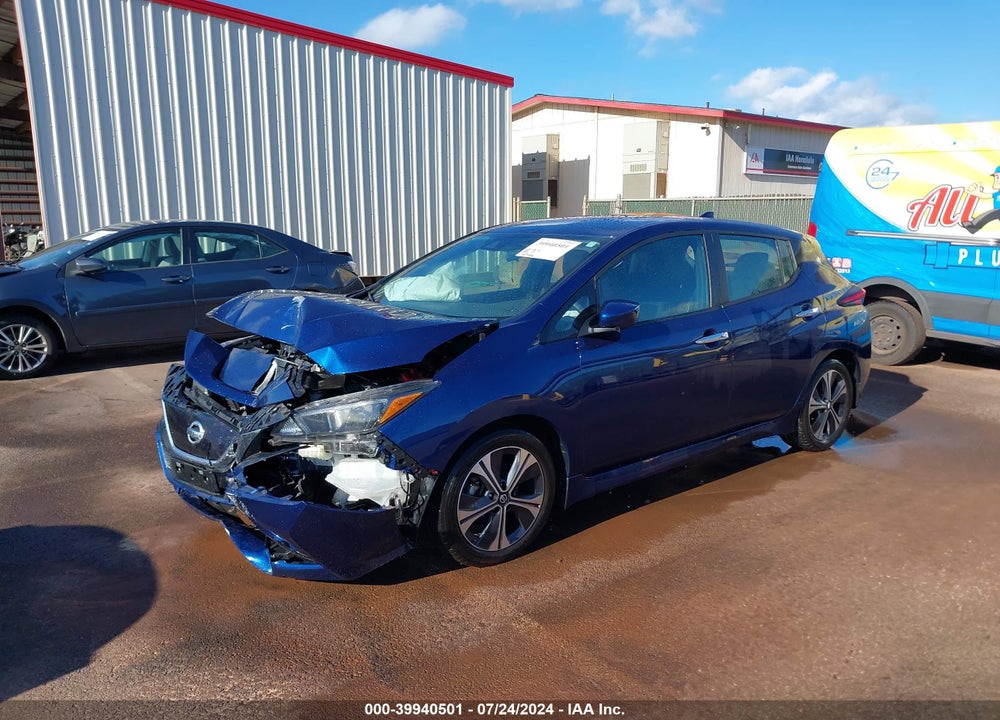 2022 NISSAN LEAF SV 40 KWH VIN: 1N4AZ1CV2NC553560