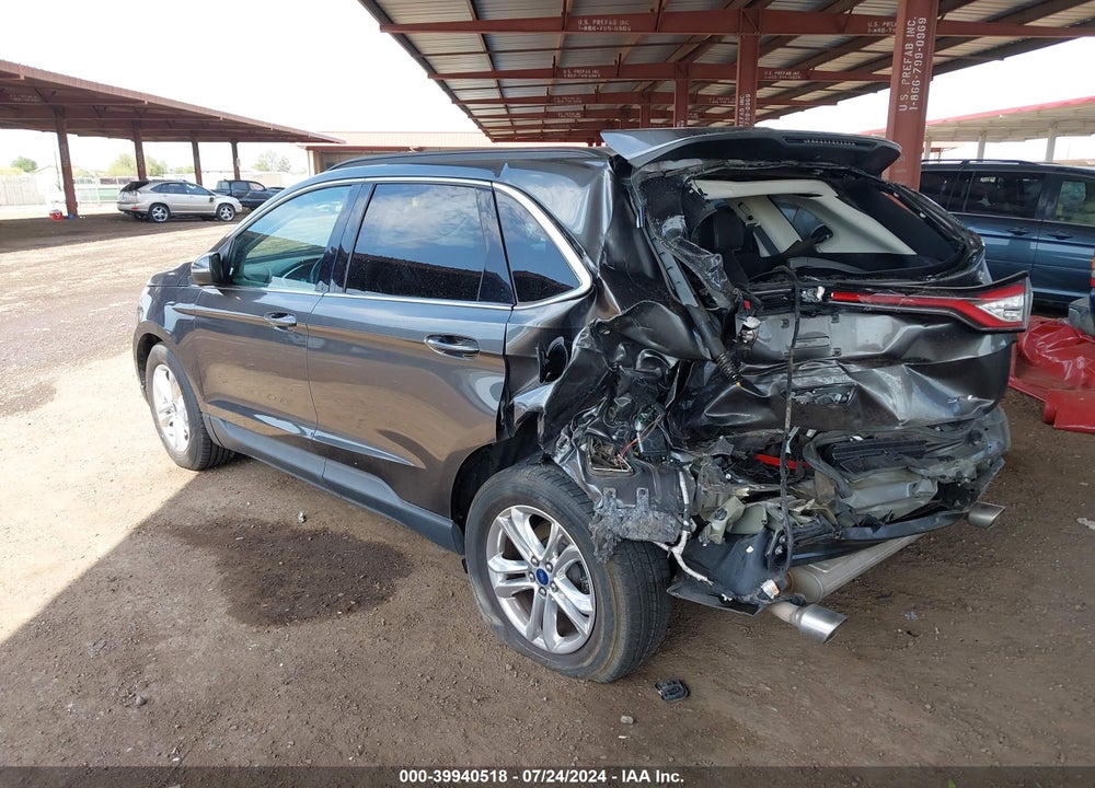 2015 FORD EDGE SEL VIN: 2FMTK3J88FBB99007