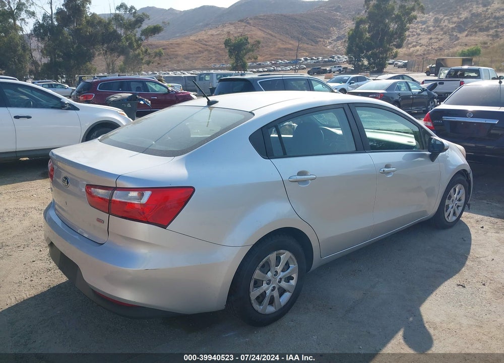 2016 KIA RIO LX VIN: KNADM4A38G6669059